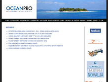 Tablet Screenshot of oceanpro.cz